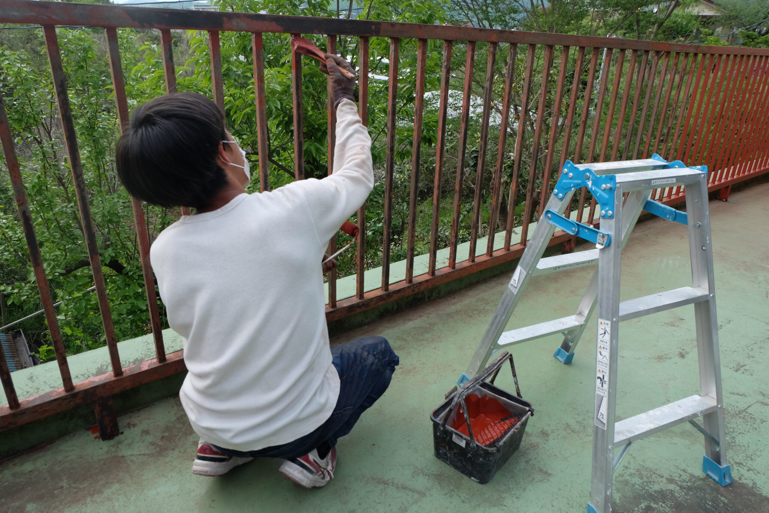 フェンス塗装